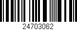 Código de barras (EAN, GTIN, SKU, ISBN): '24703062'