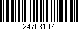 Código de barras (EAN, GTIN, SKU, ISBN): '24703107'