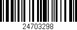 Código de barras (EAN, GTIN, SKU, ISBN): '24703298'