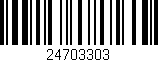 Código de barras (EAN, GTIN, SKU, ISBN): '24703303'