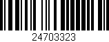 Código de barras (EAN, GTIN, SKU, ISBN): '24703323'