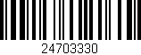 Código de barras (EAN, GTIN, SKU, ISBN): '24703330'