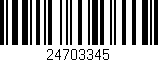 Código de barras (EAN, GTIN, SKU, ISBN): '24703345'