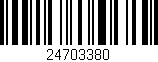 Código de barras (EAN, GTIN, SKU, ISBN): '24703380'