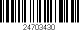 Código de barras (EAN, GTIN, SKU, ISBN): '24703430'