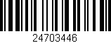 Código de barras (EAN, GTIN, SKU, ISBN): '24703446'