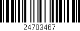 Código de barras (EAN, GTIN, SKU, ISBN): '24703467'