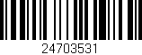 Código de barras (EAN, GTIN, SKU, ISBN): '24703531'