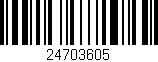 Código de barras (EAN, GTIN, SKU, ISBN): '24703605'