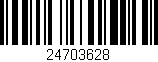 Código de barras (EAN, GTIN, SKU, ISBN): '24703628'