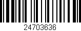 Código de barras (EAN, GTIN, SKU, ISBN): '24703636'