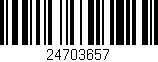 Código de barras (EAN, GTIN, SKU, ISBN): '24703657'