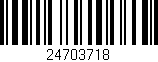 Código de barras (EAN, GTIN, SKU, ISBN): '24703718'