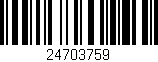 Código de barras (EAN, GTIN, SKU, ISBN): '24703759'