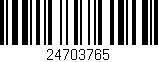 Código de barras (EAN, GTIN, SKU, ISBN): '24703765'