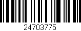 Código de barras (EAN, GTIN, SKU, ISBN): '24703775'