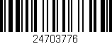 Código de barras (EAN, GTIN, SKU, ISBN): '24703776'