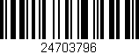 Código de barras (EAN, GTIN, SKU, ISBN): '24703796'