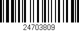 Código de barras (EAN, GTIN, SKU, ISBN): '24703809'