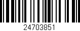 Código de barras (EAN, GTIN, SKU, ISBN): '24703851'