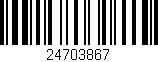 Código de barras (EAN, GTIN, SKU, ISBN): '24703867'