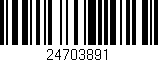 Código de barras (EAN, GTIN, SKU, ISBN): '24703891'