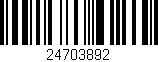 Código de barras (EAN, GTIN, SKU, ISBN): '24703892'