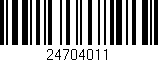 Código de barras (EAN, GTIN, SKU, ISBN): '24704011'