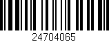 Código de barras (EAN, GTIN, SKU, ISBN): '24704065'