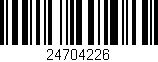Código de barras (EAN, GTIN, SKU, ISBN): '24704226'