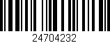 Código de barras (EAN, GTIN, SKU, ISBN): '24704232'