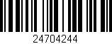 Código de barras (EAN, GTIN, SKU, ISBN): '24704244'