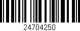 Código de barras (EAN, GTIN, SKU, ISBN): '24704250'