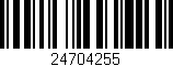 Código de barras (EAN, GTIN, SKU, ISBN): '24704255'