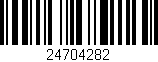 Código de barras (EAN, GTIN, SKU, ISBN): '24704282'
