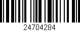 Código de barras (EAN, GTIN, SKU, ISBN): '24704284'