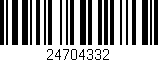 Código de barras (EAN, GTIN, SKU, ISBN): '24704332'