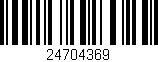 Código de barras (EAN, GTIN, SKU, ISBN): '24704369'