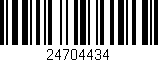 Código de barras (EAN, GTIN, SKU, ISBN): '24704434'