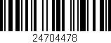 Código de barras (EAN, GTIN, SKU, ISBN): '24704478'