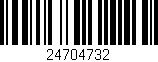 Código de barras (EAN, GTIN, SKU, ISBN): '24704732'