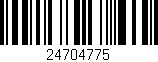 Código de barras (EAN, GTIN, SKU, ISBN): '24704775'