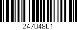 Código de barras (EAN, GTIN, SKU, ISBN): '24704801'