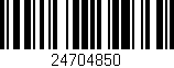 Código de barras (EAN, GTIN, SKU, ISBN): '24704850'