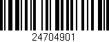 Código de barras (EAN, GTIN, SKU, ISBN): '24704901'