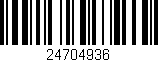 Código de barras (EAN, GTIN, SKU, ISBN): '24704936'