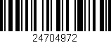 Código de barras (EAN, GTIN, SKU, ISBN): '24704972'