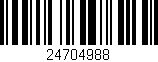 Código de barras (EAN, GTIN, SKU, ISBN): '24704988'