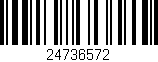 Código de barras (EAN, GTIN, SKU, ISBN): '24736572'