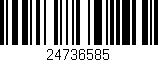 Código de barras (EAN, GTIN, SKU, ISBN): '24736585'